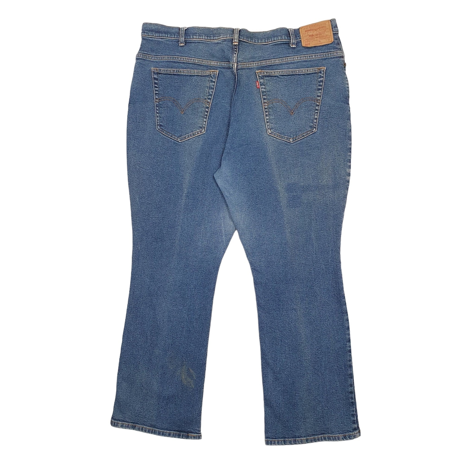 LEVIS 515 Jeans Boot Cut Fit Blue Denim Trousers Womens UK24 image 3