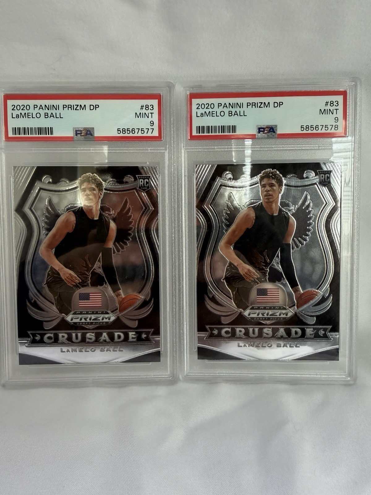 2020-21 Panini Prizm Draft Picks - Crusade LaMelo Ball #83 (RC)