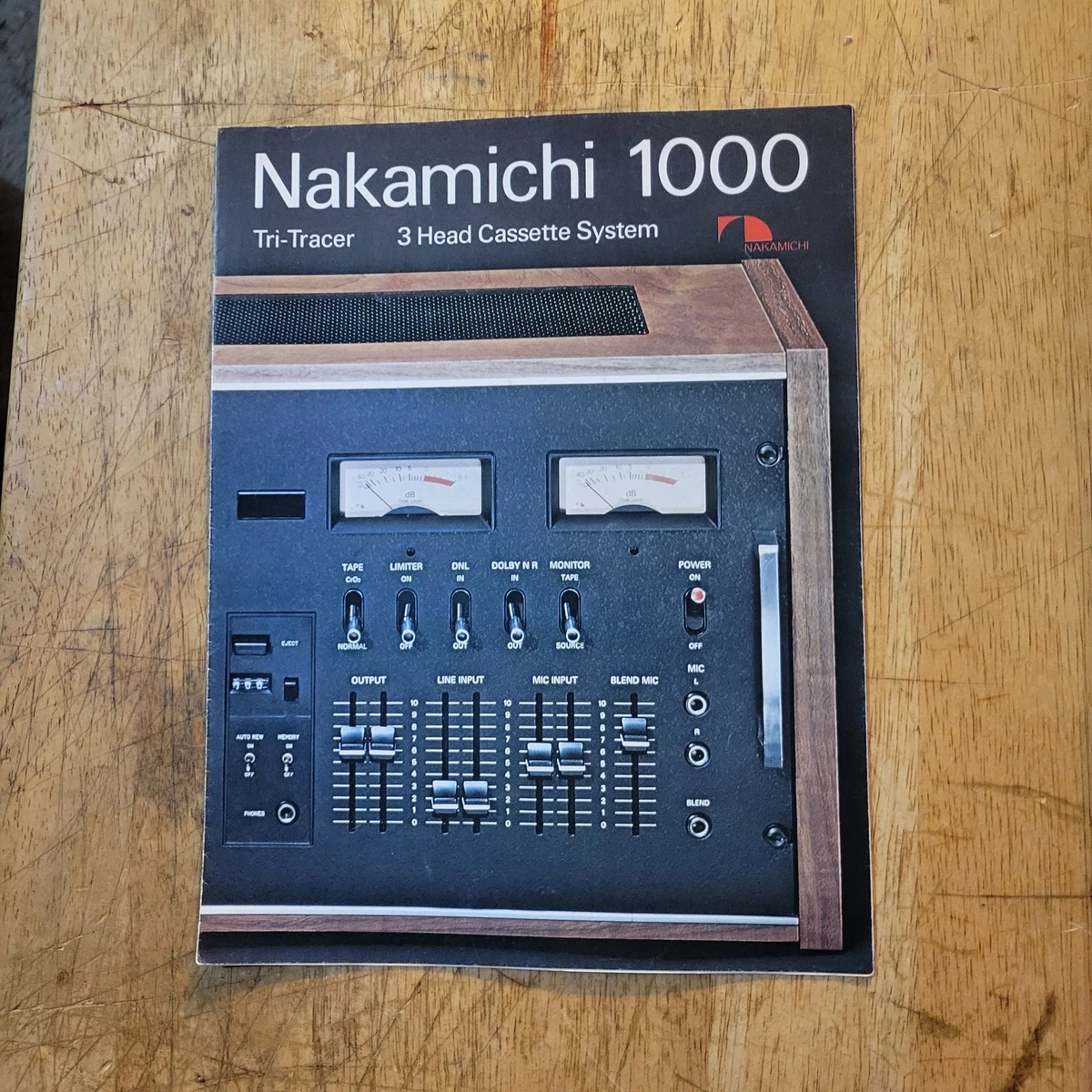 ナカミチ100pa 当時物 ビンテージ ナカミチ100pa 当時物 ビンテージ
