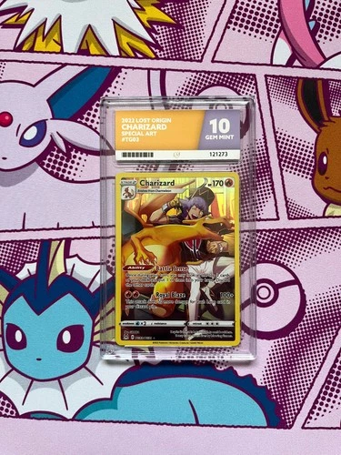 Pokemon TCG - Charizard TG03/TG30 - Lost Origin - Graded - ACE 10