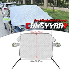 Car Windshield Cover For Ice and Snow with Side Mirror Cover For Dodge RAM 1500