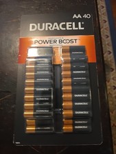 Duracell Power Boost Coppertop AA Alkaline Batteries 40 Count Pack NEW