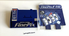 Fujifilm Finepix F410 camera display stand   japan blue in hand plastic