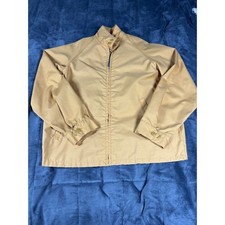Vintage Pacific Trail Sportswear Tan Harrington Jacket Classic Car Embroidery 38