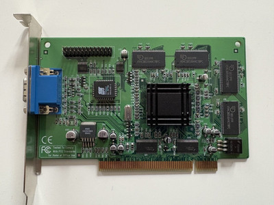 Vintage Creative Labs CT6950 nVidia TNT2 Vanta 32 MB - PCI - VGA Karte getestet !