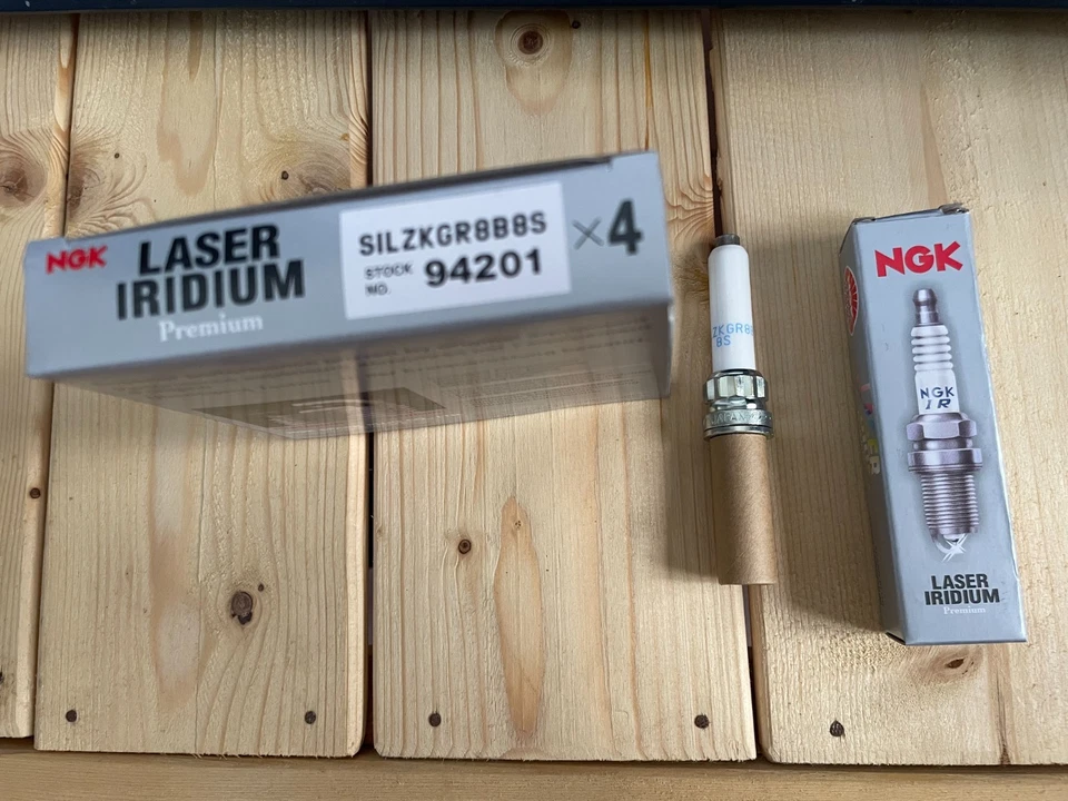 4PC NGK (94201) SILZKGR8B8S Laser Iridium Spark Plug Fits BMW /MINI COOPER TURBO - Image 2 of 2