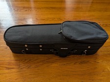 Uke Crazy Ukulele Black Carrying Case Semi-Rigid for Kala