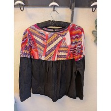 Sacred Threads Womens Long Sleeve Graphic Pri...