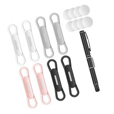 8 Pack Magnetic Pen Holder for Refrigerator, Silicone Magnetic Pen Holders fo...