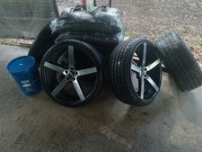 22 Inch Str Racing Rims. With Like New Tires 22 Inch Str Racing Rims. With Like New Tires