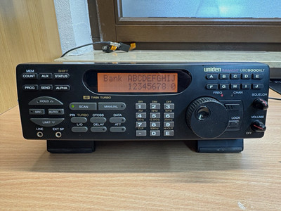 Uniden Bearcat UBC9000XLT Desktop-Funkscanner Tischgerät Schwarz