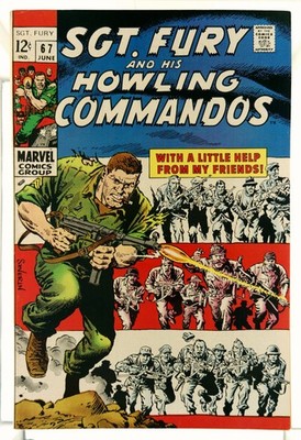 Sgt Fury #67 1969 Marvel Comics FN/VF Comic Book