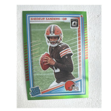 Panini Donruss Optic Shedeur Sanders Green Prizm #203/199 Browns 2025