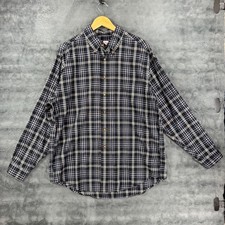 Brooks Brothers The Original Polo Shirt Button down Long sleeve Plaid Men's L