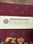 Vintage Williams Sonoma Provence French Tablecloth 70 x 70 Maroon Floral Bee — photo 4
