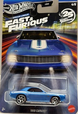 2026 Fast & Furious Dream Lineup 1969 CAMARO 4/5 Hot Wheels Silver
