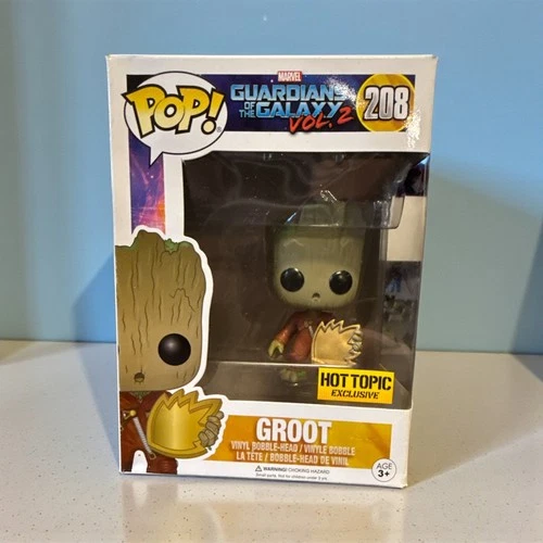 Funko Pop! Marvel Groot #208 Guardians of the Galaxy Vol. 2 Hot Topic Exclusive