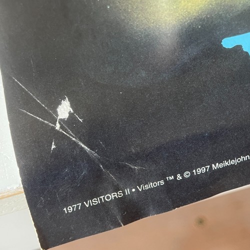1997 VISITORS II UFO Alien Poster Vintage Meiklejohn Printed Spain 93,5 x 62 cm - Picture 4 of 7