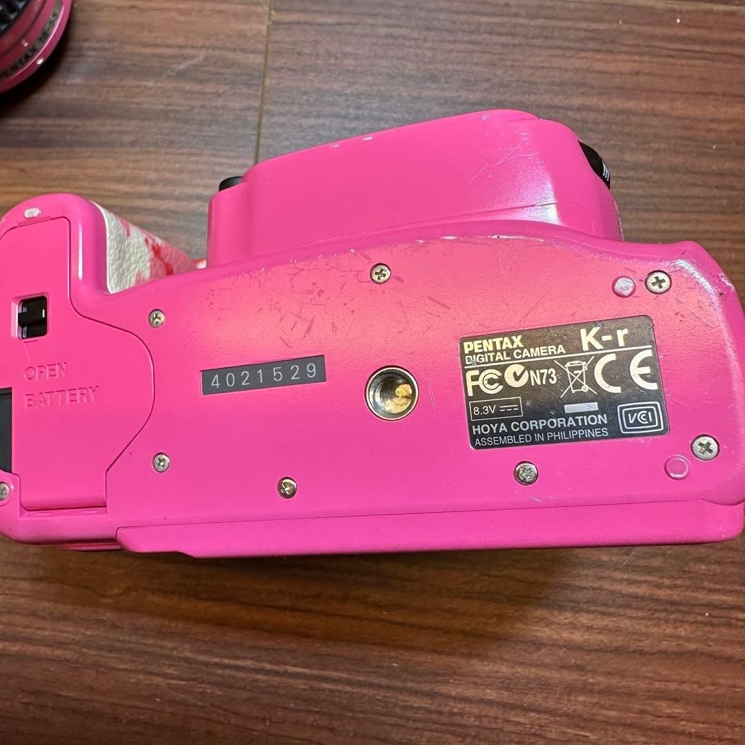 PENTAX Pentax K K-r 12.4 MP Digital SLR Camera - Pink (Kit w/ DA L