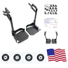 Economy Footrest for Standard Wheelchairs and Transport Chair, Composite Foot...