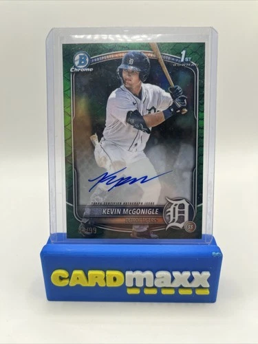 2025 Bowman 1st Chrome Prospect Kevin Mcgonigle #CPAKM Green Reptilian Auto /99