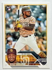 Eguy Rosario 2023 Topps Rookie Card #576 San Diego Padres RC. rookie card picture