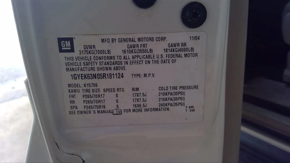 Chassis ECM Driver Park Assist Fits 02-06 ESCALADE 1227978 Foto 3 de 4