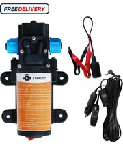 12V Fuel Transfer Pump, Moves Up to 85 Gallons Of Gas or Diesel Per Hour, with 1