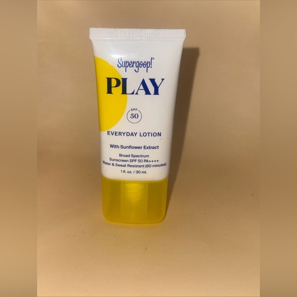 Supergoop Play SPF 50 Everyday Lotion in Yellow and Blue