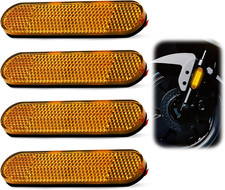 Reflektor Set für Motorrad Fahrrad Scooter mit 100x24x8mm Reflektor Enhält 4 Stü