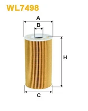 Wix Filters WL7498 Oil Filter for Chrysler, Jeep, Lancia