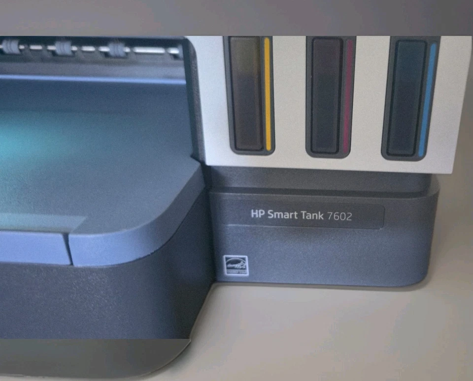 HP Smart Tank 7602 Wireless All-in-One Color Thermal Inkjet Printer-Exc Cond - Image 2 of 4