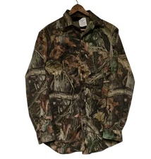 VTG Liberty Camo Shirt Long Sleeve Button Up Realtree Hardwoods Boys XL 18-20