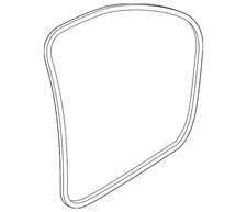 Genuine Audi Weather-Strip On Body 4M0-831-721-D