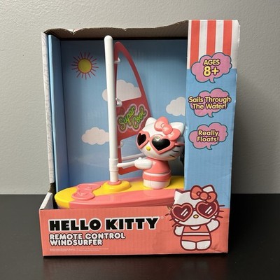 Hello Kitty Remote Control Windsurfer Floating Toy Sails Through Water Sanrio