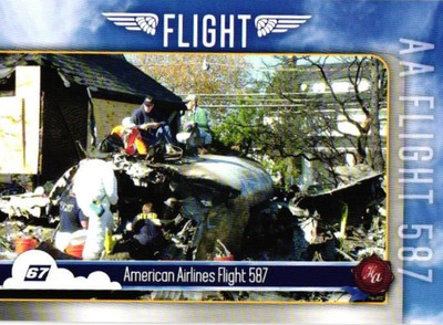 American Airlines Flight 587 Historic Flight Trading Card