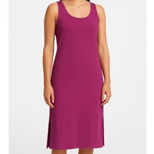 NEW Icebreaker Women's Tech Tank Dress in Sweetpea S Merino Wool Blend Outdoor