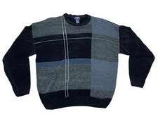 Dockers Colorblock Crewneck Pullover Sweater Men  s Large Soft Casual Winter