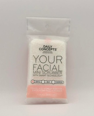 Daily Concepts Your Facial Mini Scrubber Travel Make-up Remover & Exfoliating