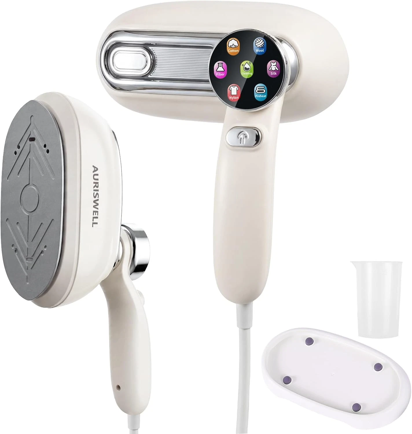 Handheld Steamer for Clothes, 1200W Portable 2-In-1 Garment Steamer & Travel Iro
