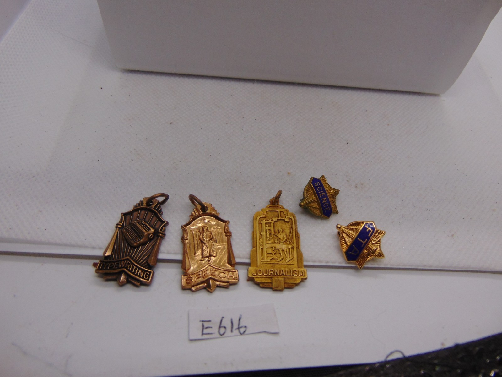 Vintage High School Competition Pins FTA Awards Collection, Free Shipping