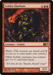 Goblin Chieftain - 138/249 - Rare - Magic 2012 Core Set