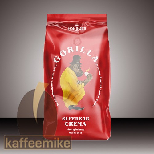 4 X Gorilla Superbar Crema - Espresso Kaffee 1000G Bohnen-image