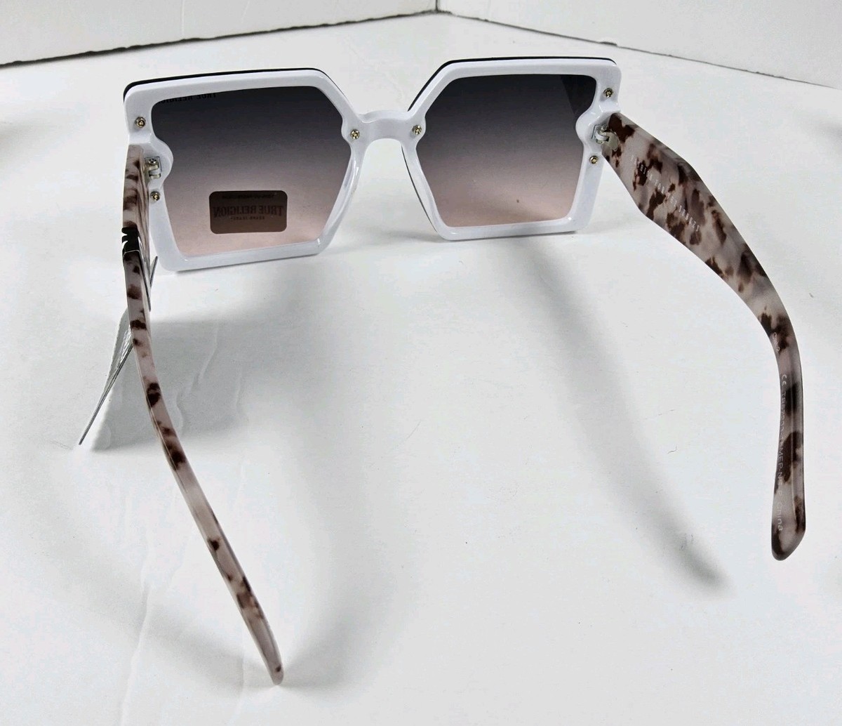 True Religion 100% UV Protection Oversized Square Sunglasses 