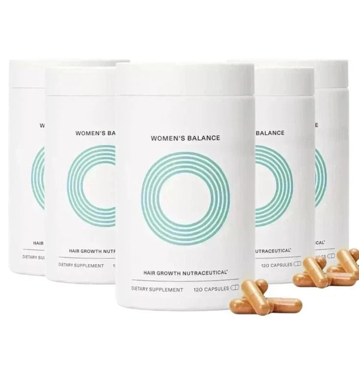 5 Pack Women's Balance Growth Hair Supplements Premium,Ages 45 and up 120 Capsul