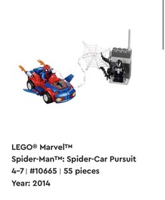 LEGO Juniors: Spider-Man: Spider-Car Pursuit Missing The Instructional Manual