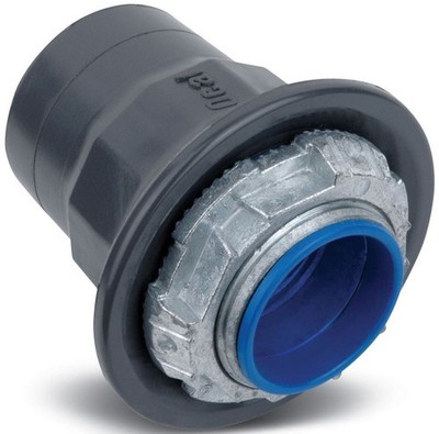 OCAL HUB11/2-W, PVC Coated Myers Hub, 1-1/2'', White, 1pc