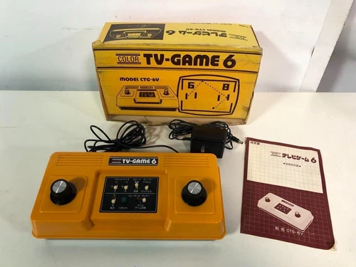 Nintendo Color TV Game 6 CTG-6V Orange Console 1977 Not Tested from Japan