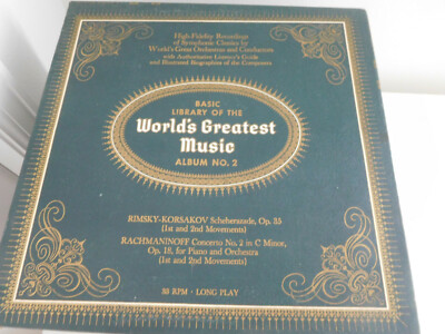 Basic Lilbrary World's Greatest Music 33 RPM 20 record set vol.2