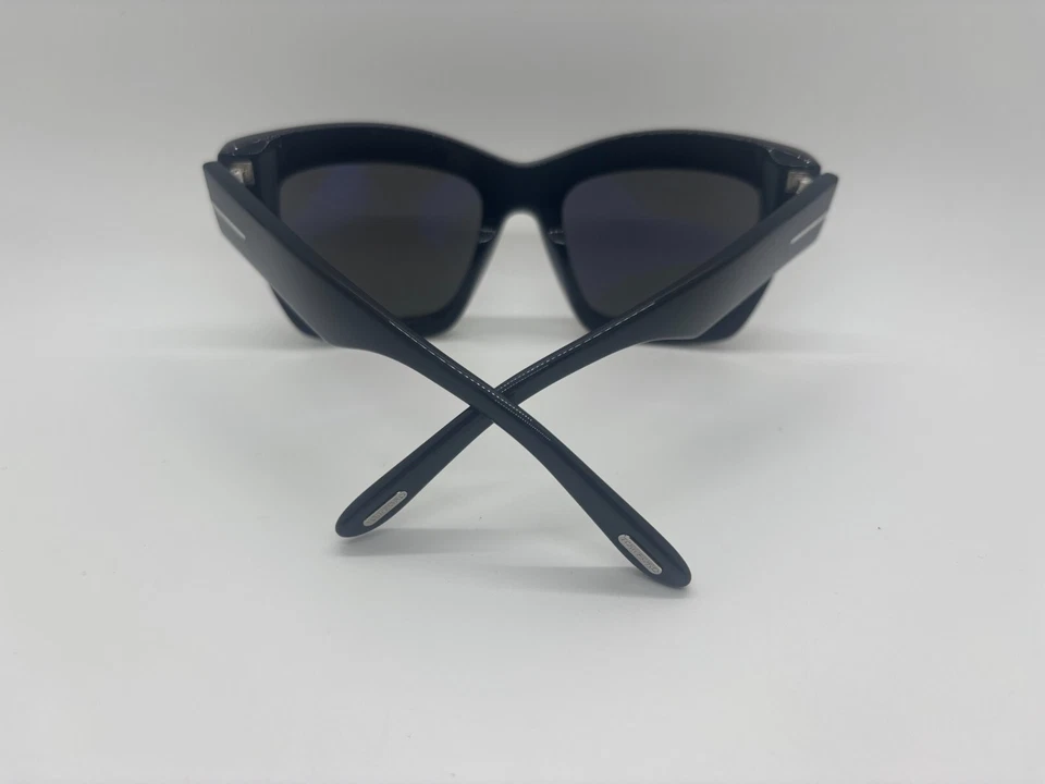 NEW Tom Ford Alistair TF524 01D Black Cat Eye Sunglasses 56-16-140mm NO CASE - Image 4 of 4